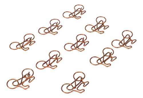 100 Clips Con Forma De Bicicleta, Divertidos Clips Para Pape
