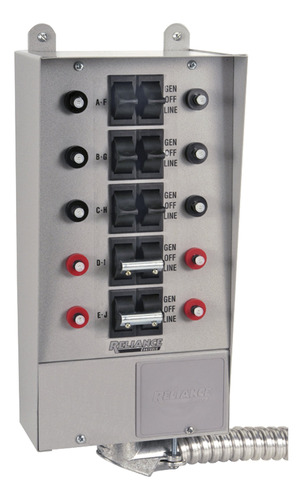 Reliance Controls 31410b Pro/tran 10-circuit 30-amp Interrup