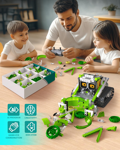 Juego De Construcción Robot Stem 5 En 1, 478 Piezas Para Niñ