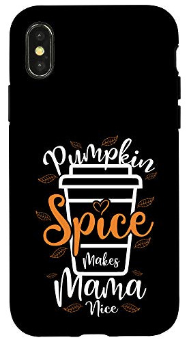 Funda Para iPhone X/xs Happy Fall Pumpkin Spice