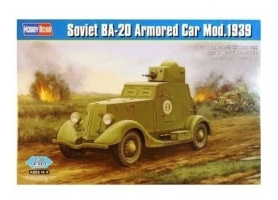 Soviet Ba-20 Armored Car Hobby Boss 1:35 83883 Milouhobbies