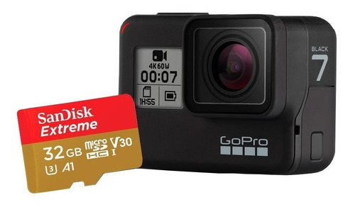 Gopro Hero 7 Black + Nota Fiscal + Cartão 32gb Extreme