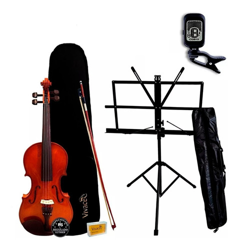 Violino 4/4 Vivace Mo44 Kit + Estante + Afinador Promoção!