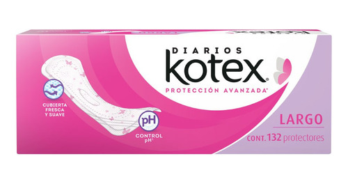 Pantiprotectores Diarios Kotex Largos 132 Pzas Proteccion