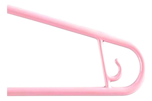 05 Kit C/5 Cabide Plastico Sanremo Cor Rosa Total 25unidades