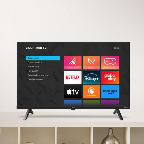 Smart Tv 43 Full Hd Aoc Roku Tv 43s5045/78g Hdmi 1 Usb Wifi (Recondicionado)