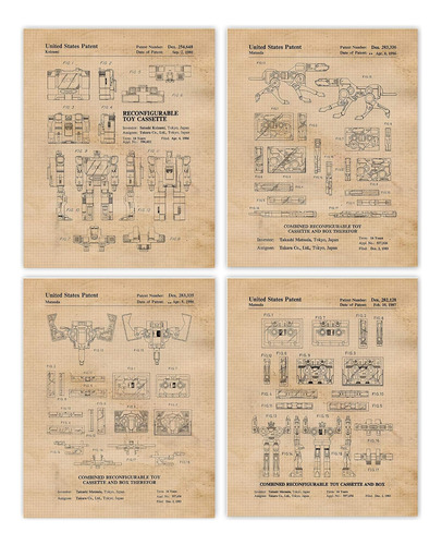Impresiones De Patentes De Cassette Player Transformado...