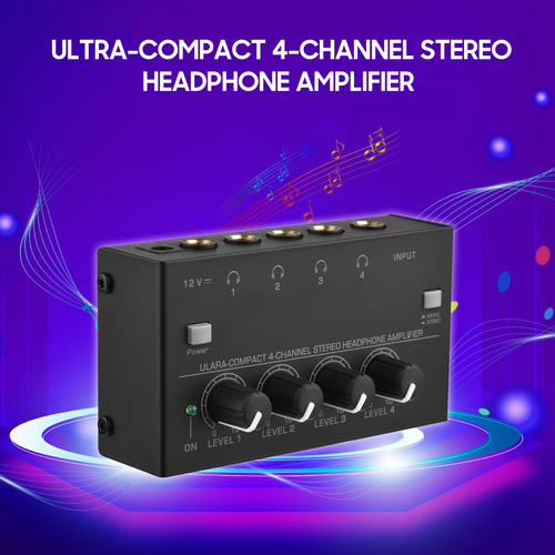 Altavoz Amplificador Ultracompacto De Audio Profesional De 4
