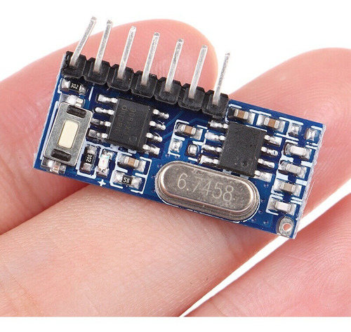 Modulo Receptor Control Remoto 433mhz Encoder 1527 4 Canales