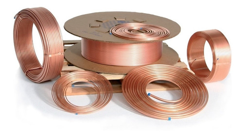 Rollo 15 M. 3/8 0.8mm Caño Cobre Refrigeracion Envio