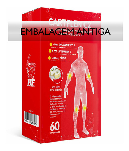 Imagem 3 de 9 de Black Friday Kit 3 Cartflen Colageno Tipo Uc2 Articulações
