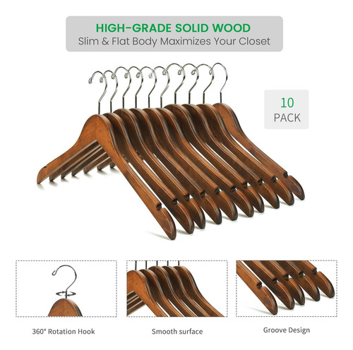 Perchas Para Ropa Y Madera Maciza De Gugertree De Nature Smi