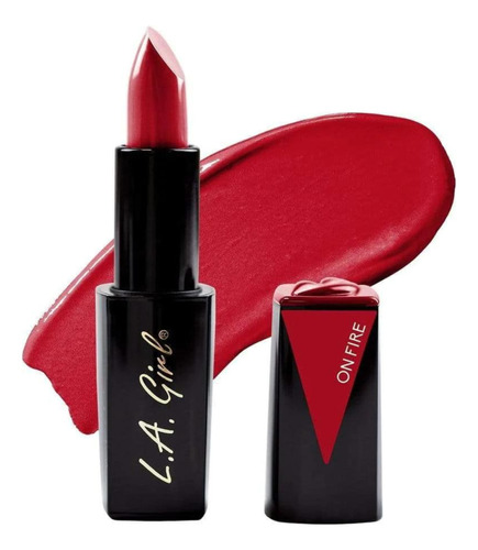 Labial En Barra Semi Brillante L.a Gril - 586 On Fire