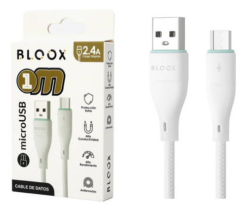 Cable Usb A A Micro Usb Bloox 1m Dimm