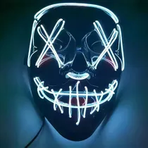 Comprar Máscara De Terror De Neón Led Fiesta Aterradora, Club