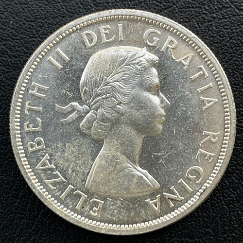 Moeda 1 Dólar 1958 Prata - Canadá (Usado)