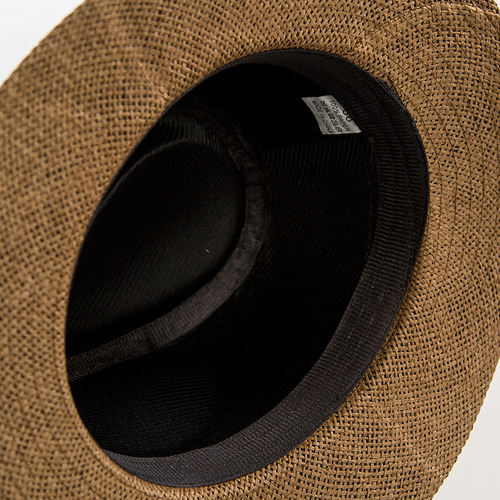 Sombrero Británico Casual Jazz Beach Straw