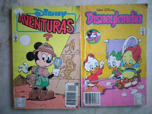 Dos Comics Disney, Disneylandia Y Aventuras, N°38 Y 54