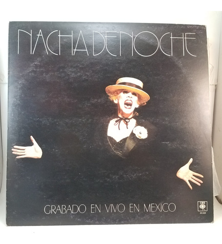 Nacha Guevara - En Vivo En Mexico - Vinilo Lp 1985 Ex