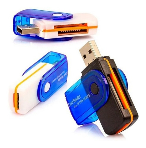 10 Leitor Gravador Cartão De Memória Usb Pro Duo Sd M2 Micro