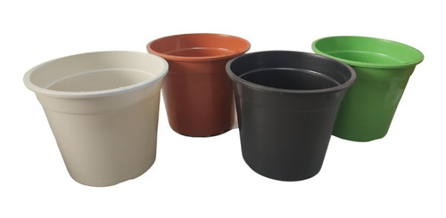 Kit 20 Vaso Com Furos 2,5 Lts Flores Plantas Jardim