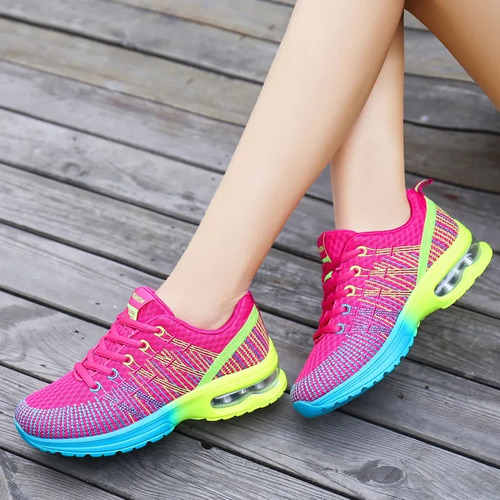 Zapatillas Deportivas Ligeras Para Correr Con Suela De Malla