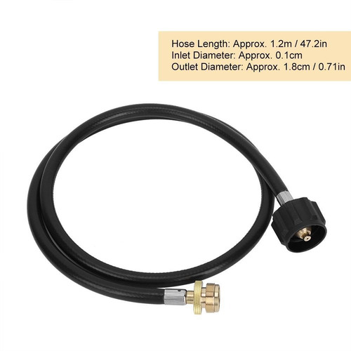 1.2 M Tanque De Propano Gas Adaptador Conector De Manguera A