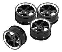 Comprar 4 Unids\u002Fset 1\u002F10 Rc Llanta De Coche Para 1\u002F10 Hsp Hpi Negro
