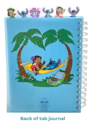 Cuaderno Con Diseños Innovadores Disney Lilo Y Stitch Tab Jo
