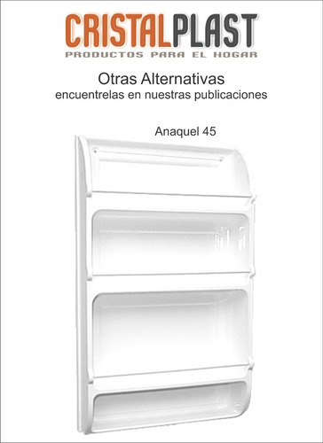 Esquinero Repisa X 3 Baño 37 X 26,5 X 4,5 Blanco