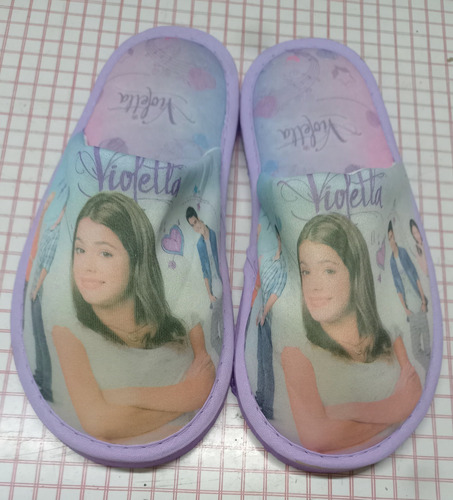 Pantuflas Para Nena Violeta