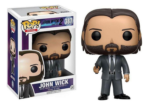 Funko Pop Movies John Wick Capítulo 2 #387 C/ Arma Original