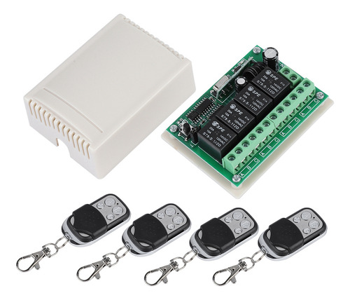 Receptor De Control Remoto Multifunción De 4 Vías Con Relé I