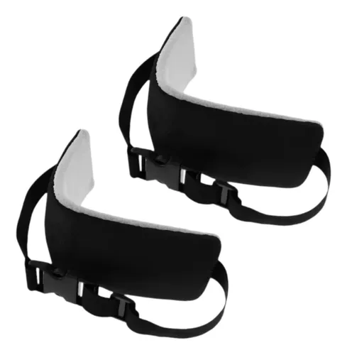 Almohada De Almohada De 2x Cuello Soporte Para La Negro