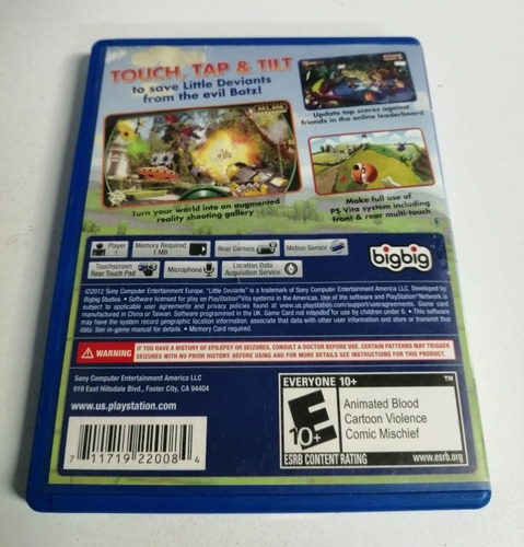 Little Deviants | Sony Computer | Ps Vita | Gamerooms (Usado)
