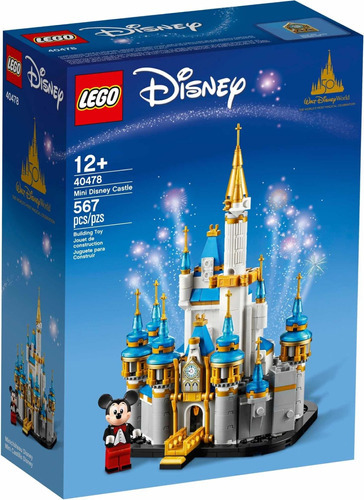 Lego Castillo Mini Castle De Disney 50 Aniversario 40478 Cantidad De Piezas 567