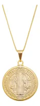 Comprar Pingente Medalhão São Bento + Colar Veneziana 60cm\u002F1mm