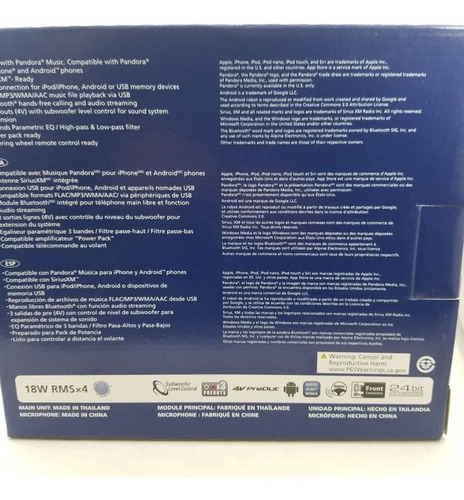 Imagen 4 de 4 de Auto Estereo Alpine Bt Aux Usb Cd Variable Iluminacion