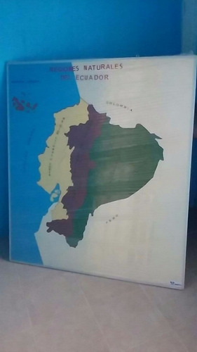 Juego Didactico Rompecabezas Mapa Regiones Del Ecuador