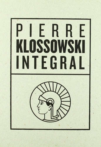 Pierre Klossowski Integral, Cartas A Betty 2 Tomos