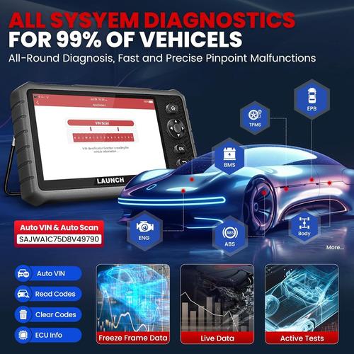 Escaner Automotriz Launch X431 Crp919e Lite Bidireccional 32