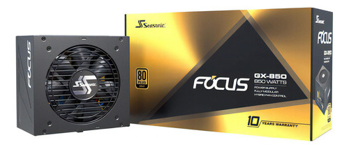 Seasonic Focus Gx-850, 850 W 80+ Dorado, Totalmente Modular
