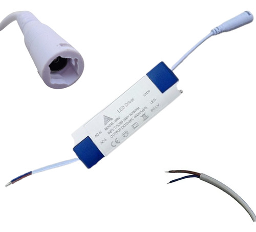 10 Reator Led Driver 48w Plafon Sobrepor Embutir 600m Bivolt Bi-volt