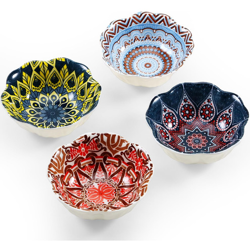 Small Ceramic Bowls Set Of 4 Serving, Dipping Bowls, Soy Sau
