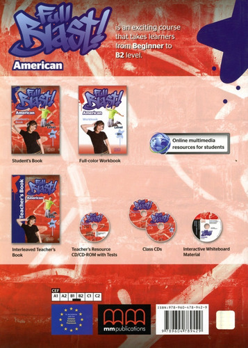 American Full Blast - B1+ - St - H.q., Marileni, de Mitchell, H. Q.; Malkogianni, Marileni. Editorial Mm Publications, tapa blanda en inglés, 2013