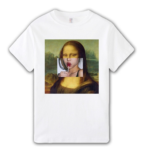 Remera Mona Lisa Aesthetic - Moda Aesthetic Juvenil Unisex