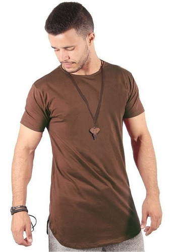 Imagem 1 de 10 de Kit C/7 Roupas Camisa Masculinas Camiseta Alongada Oversized