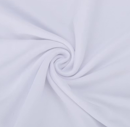 Tela Antifluido Stretch Lisa Para Ropa Quirúrgica Por Metro Blanco Liso