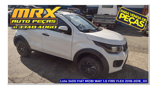 Sucata Fiat Mobi Way 1.0 Fire Flex 1.0 2018 Pecas