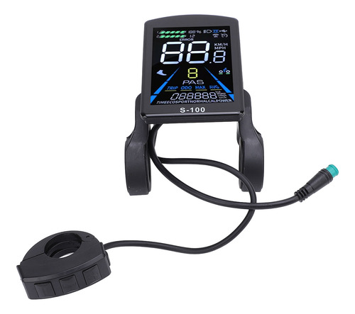 Pantalla Eléctrica Con Panel Lcd Para Bicicleta De Montaña,